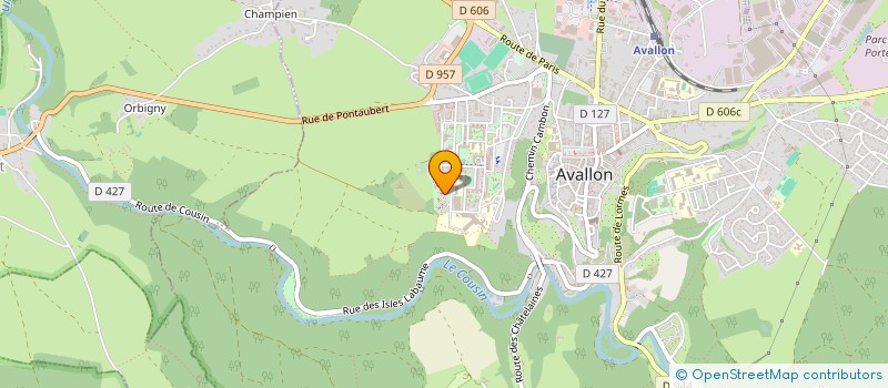 localisation de l'entreprise AWA  AVALLON