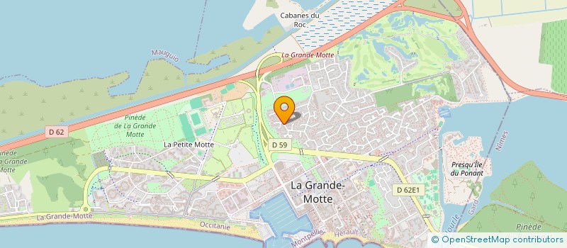 localisation de l'entreprise AWA à LA GRANDE-MOTTE