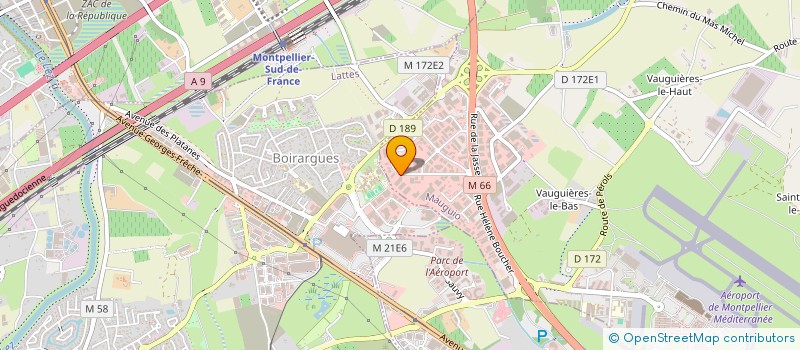localisation de l'entreprise AWA ARCHITECTES à MONTPELLIER