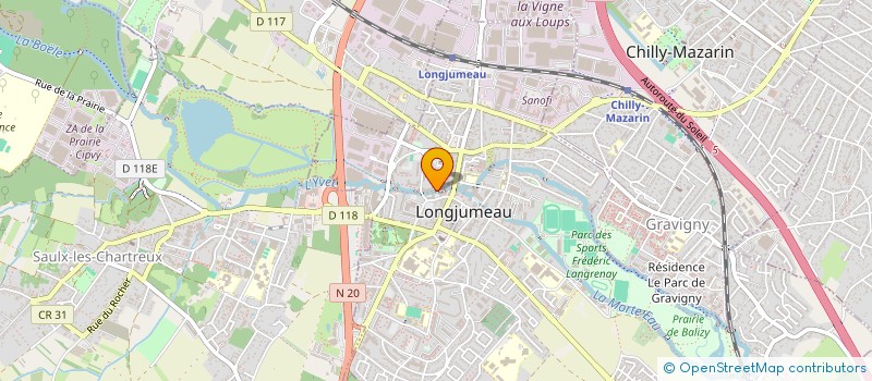 localisation de l'entreprise AWA EN TEMPS VOULU à LONGJUMEAU