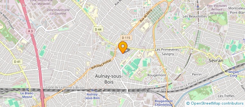 localisation de l'entreprise AWA HOLDING à AULNAY-SOUS-BOIS