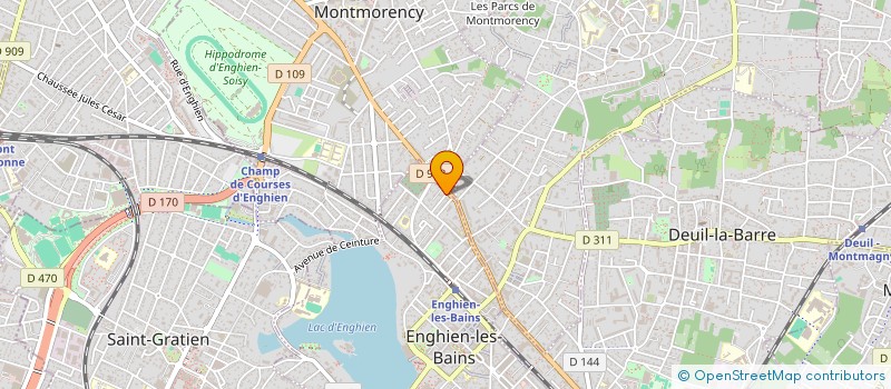 localisation de l'entreprise AWA IMMOBILIER  ENGHIEN-LES-BAINS