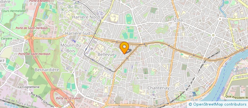 localisation de l'entreprise AWA PRESTATIONS à NANTES