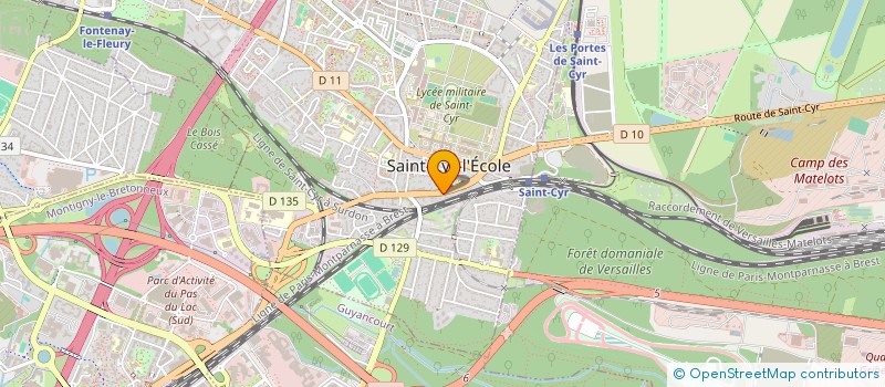 localisation de l'entreprise AWA START  SAINT-CYR-L'ECOLE