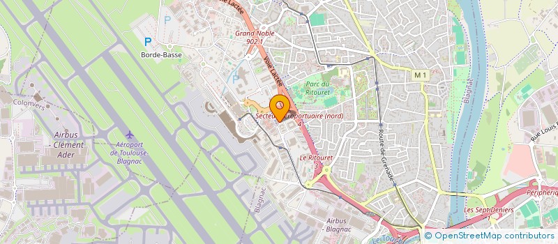 localisation de l'entreprise AWAC SERVICES à BLAGNAC