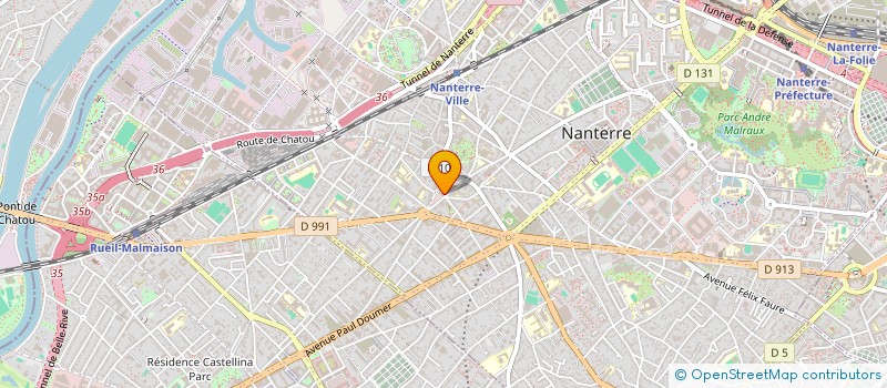 localisation de l'entreprise AWACLOUD à NANTERRE