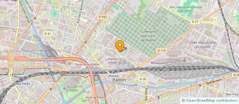 localisation de l'entreprise AWAD AB  PANTIN