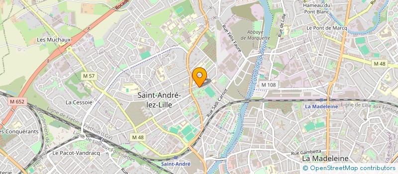 localisation de l'entreprise AWAK STUDIO à SAINT-ANDRE-LEZ-LILLE