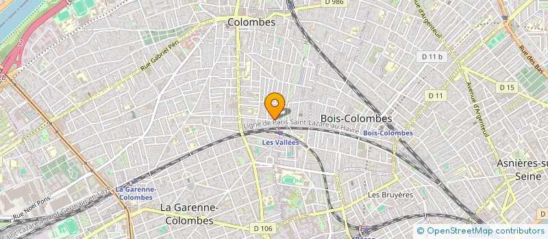 localisation de l'entreprise AWAKE YOGA  COLOMBES