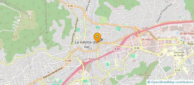 localisation de l'entreprise AWAKENINGS CENTRE DE TRANSFORMATION DE FORMATION ET DE DEVELOPPEMENT PERSONNEL à LA VALETTE-DU-VAR