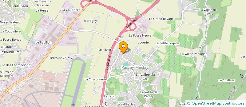 localisation de l'entreprise AWAL  PARCAY-MESLAY