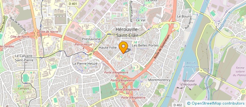localisation de l'entreprise AWAL PRODUCTION à HEROUVILLE-SAINT-CLAIR