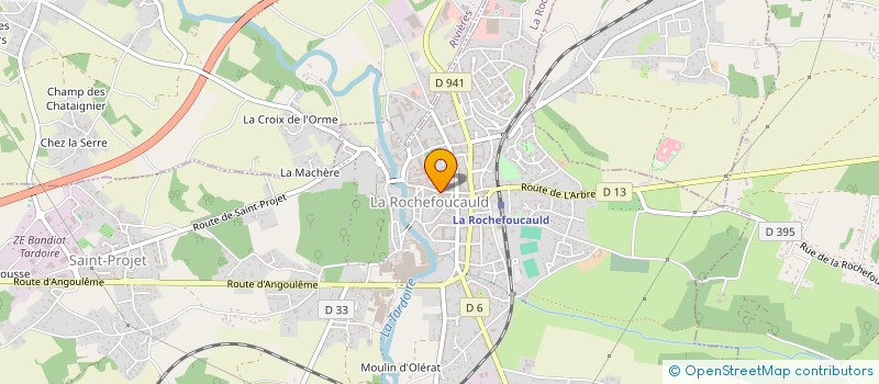 localisation de l'entreprise AWALA IMMOBILIER à LA ROCHEFOUCAULD-EN-ANGOUMOIS