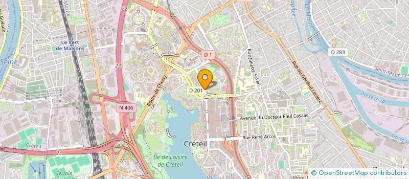 localisation de l'entreprise AWALE à CRETEIL
