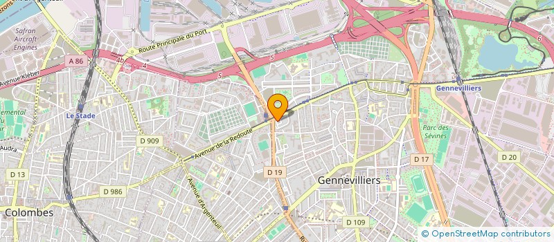 localisation de l'entreprise AWALS & CULTURES à GENNEVILLIERS