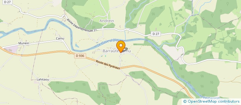 localisation de l'entreprise AWALZ IDRON  BARRAUTE-CAMU