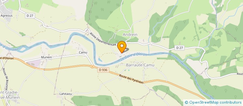 localisation de l'entreprise AWALZ PAU  BARRAUTE-CAMU