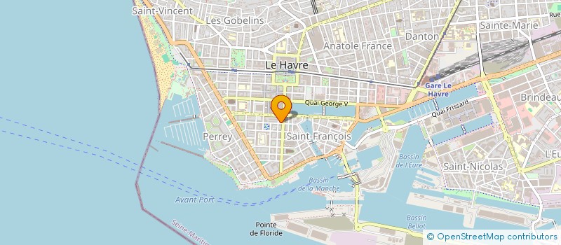 localisation de l'entreprise AWAN à LE HAVRE