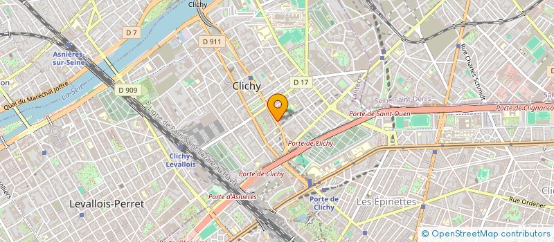 localisation de l'entreprise AWARE COLLECTIVE à CLICHY