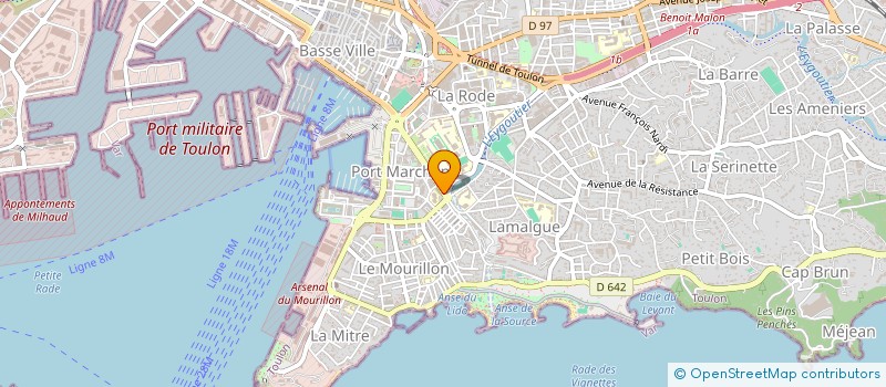 localisation de l'entreprise AWAY  TOULON