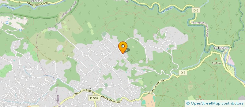 localisation de l'entreprise AWAY AND ZEN  ROQUEFORT-LES-PINS