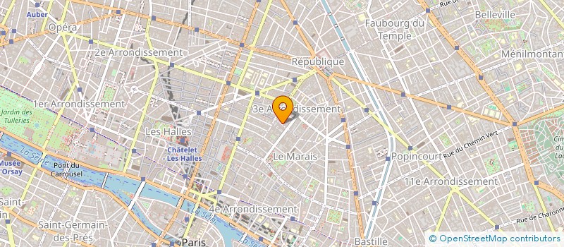localisation de l'entreprise AWB ENERGIE à PARIS