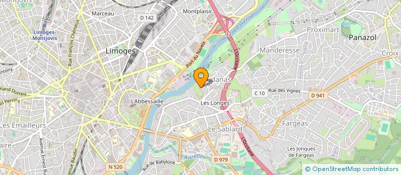 localisation de l'entreprise AWB MULTISERVICES à LIMOGES