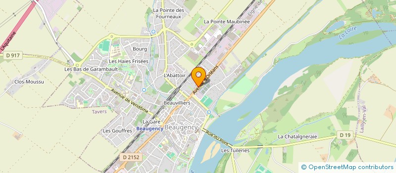 localisation de l'entreprise AWBC CONSULTING à BEAUGENCY