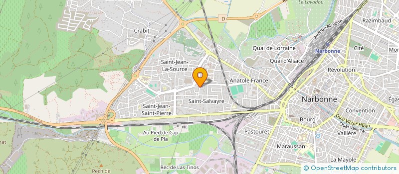 localisation de l'entreprise AWC à NARBONNE