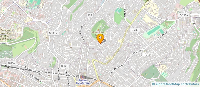 localisation de l'entreprise AWC IMMOBILIER à BOIS-GUILLAUME