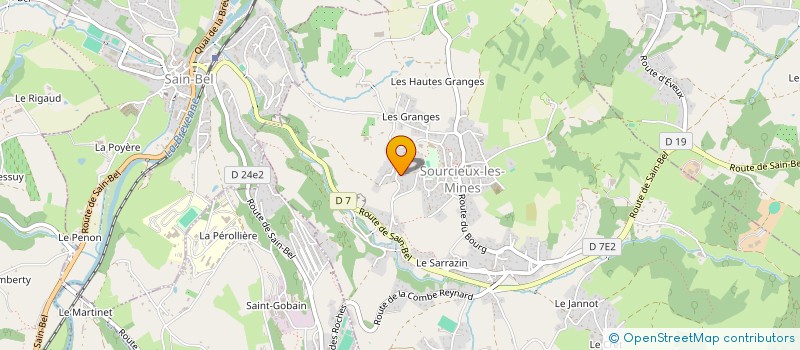 localisation de l'entreprise AWE INVEST  SOURCIEUX-LES-MINES