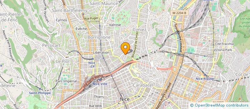 localisation de l'entreprise AWEL FORMATION à NICE