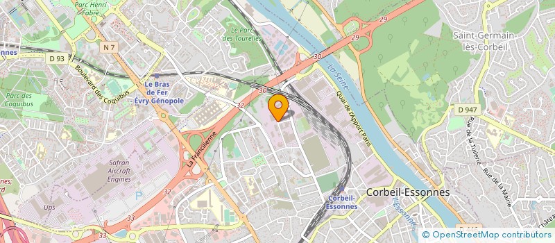 localisation de l'entreprise AWELIA à CORBEIL-ESSONNES
