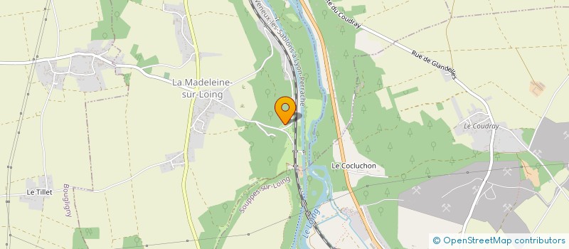 localisation de l'entreprise AWELS CONSULTING  LA MADELEINE-SUR-LOING