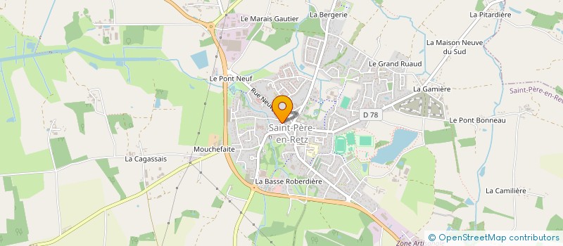 localisation de l'entreprise AWEN  SAINT-PERE-EN-RETZ