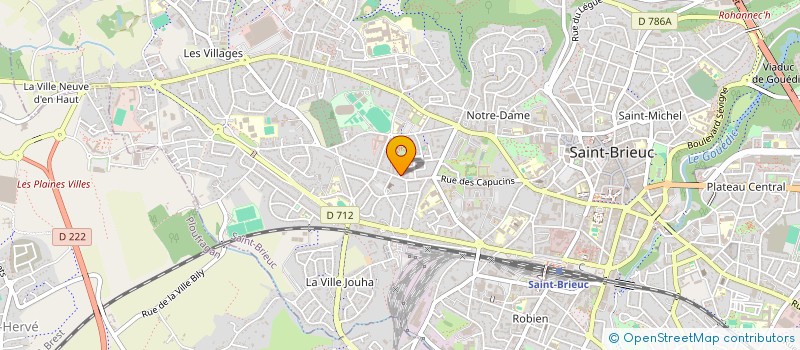 localisation de l'entreprise AWEN AMENAGEMENT à SAINT-BRIEUC