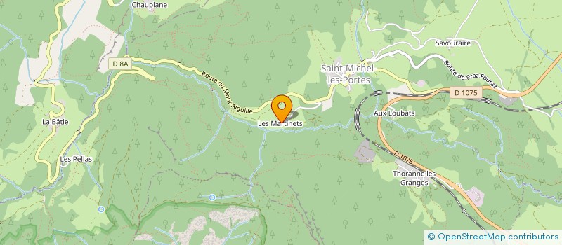 localisation de l'entreprise AWEN CONSTRUCTION BOIS  SAINT-MICHEL-LES-PORTES