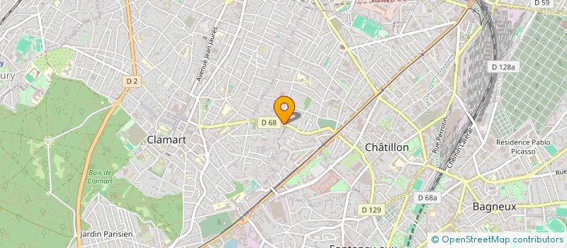 localisation de l'entreprise AWENUS  CHATILLON