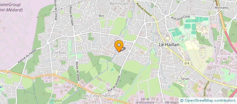 localisation de l'entreprise AWF PRIME VTC  LE HAILLAN