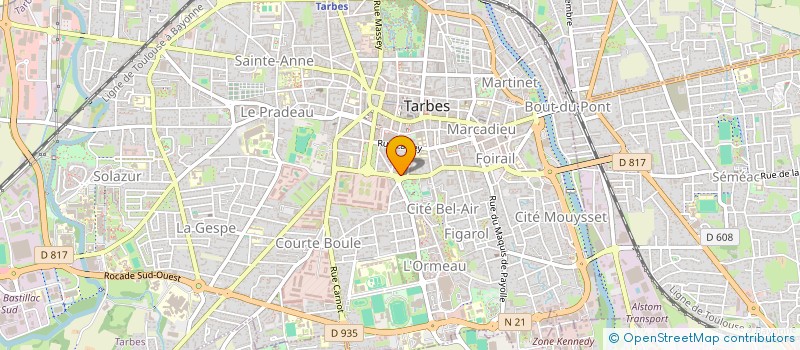 localisation de l'entreprise AWFOULD  TARBES