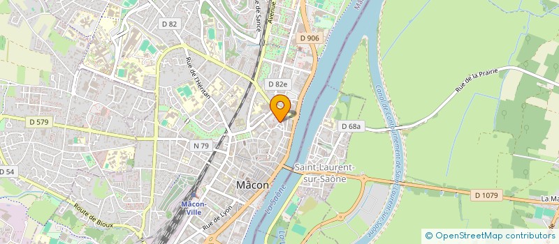 localisation de l'entreprise AWG INVEST à MACON