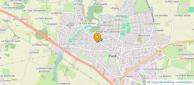 localisation de l'entreprise AWIZ à PACE
