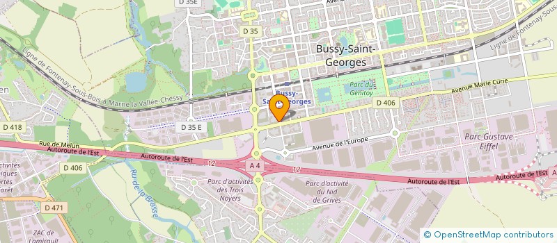 localisation de l'entreprise AWLOZ ENR à BUSSY-SAINT-GEORGES