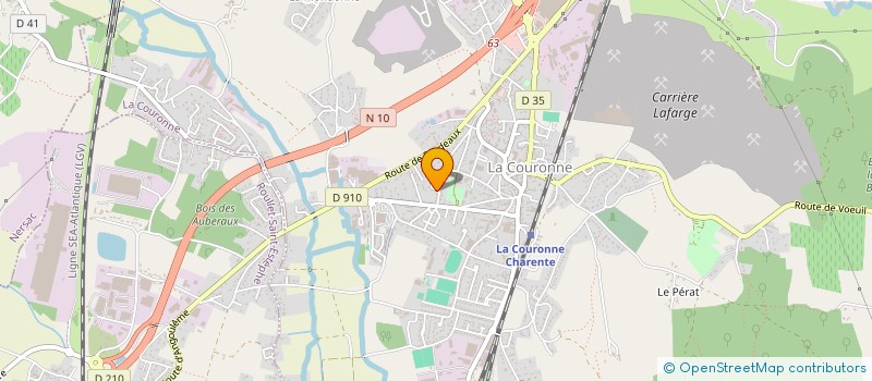 localisation de l'entreprise AWM à LA COURONNE