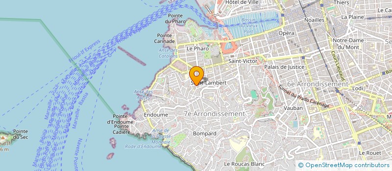 localisation de l'entreprise AWM à MARSEILLE