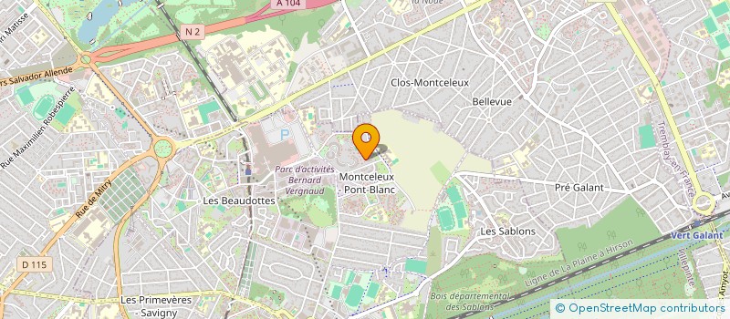 localisation de l'entreprise AWO TRANSPORT  SEVRAN