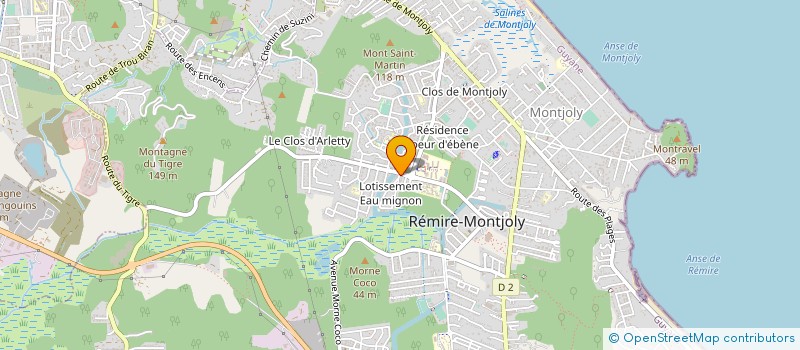 localisation de l'entreprise AWONO LA'A - YANA à REMIRE-MONTJOLY