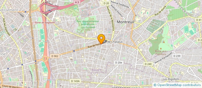 localisation de l'entreprise AWRAS à MONTREUIL