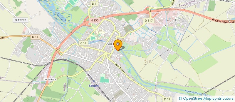 localisation de l'entreprise AWS  SAUJON