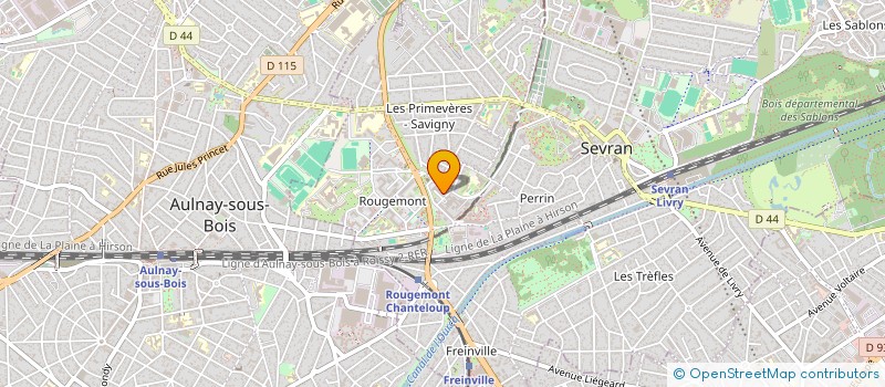 localisation de l'entreprise AWS TRANSPORT à SEVRAN